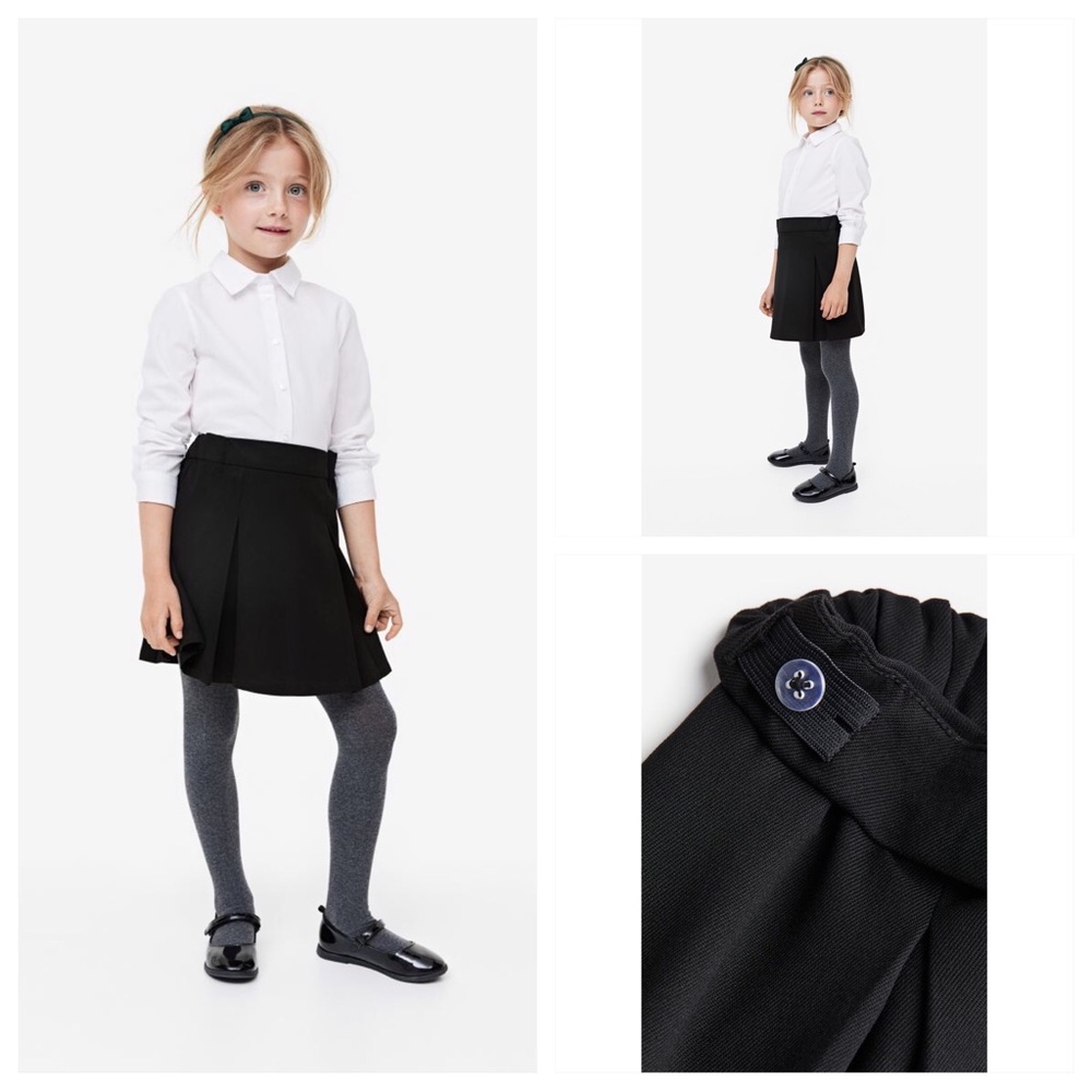 NEW! Pleated Black Skirt | 7-8 YRS